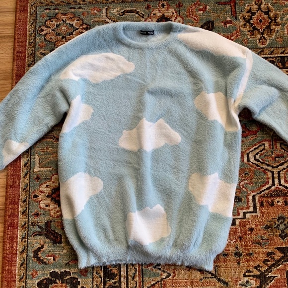 fuzzy cloud sweater